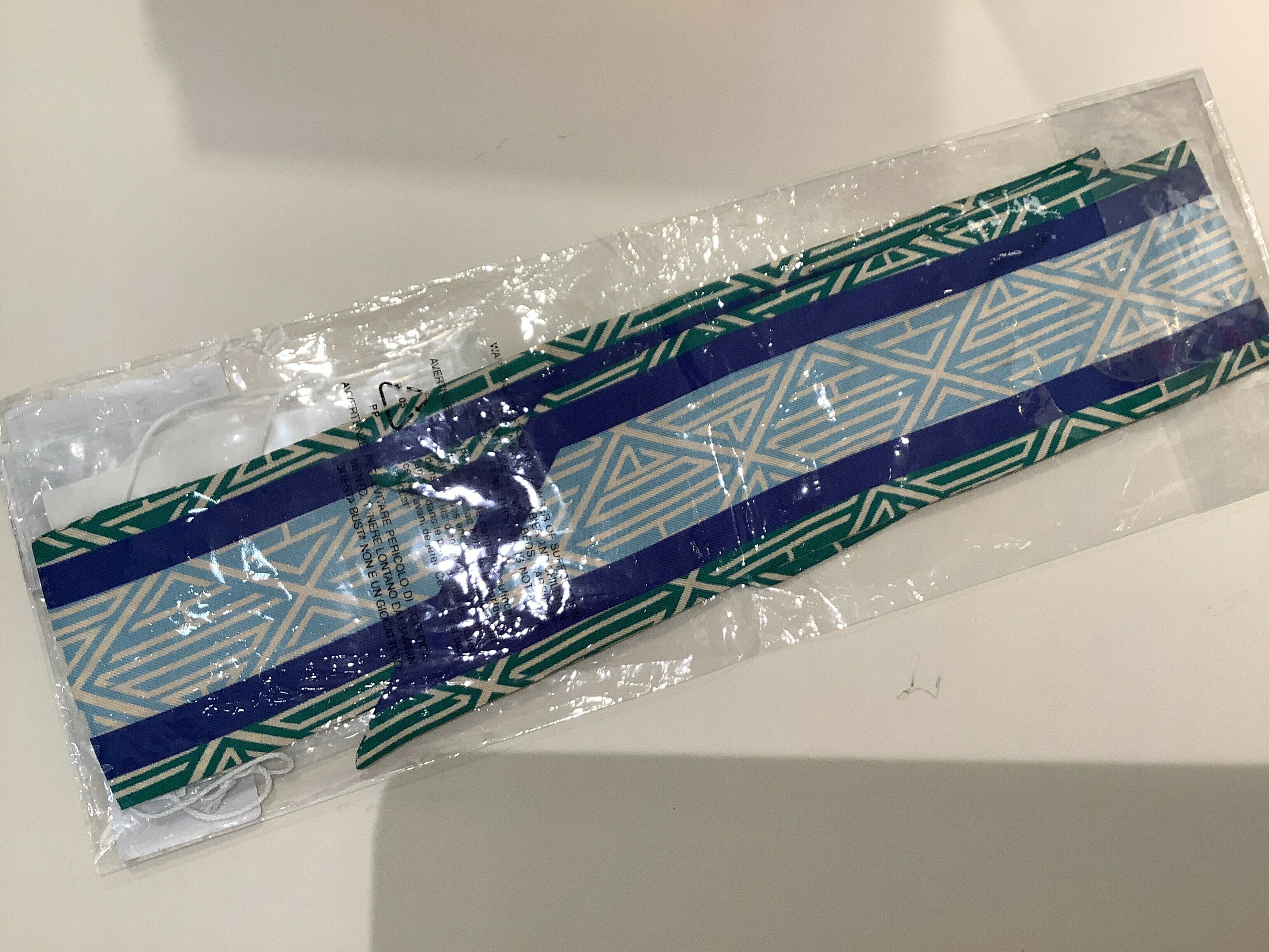 Chloe 藍綠色小絲巾