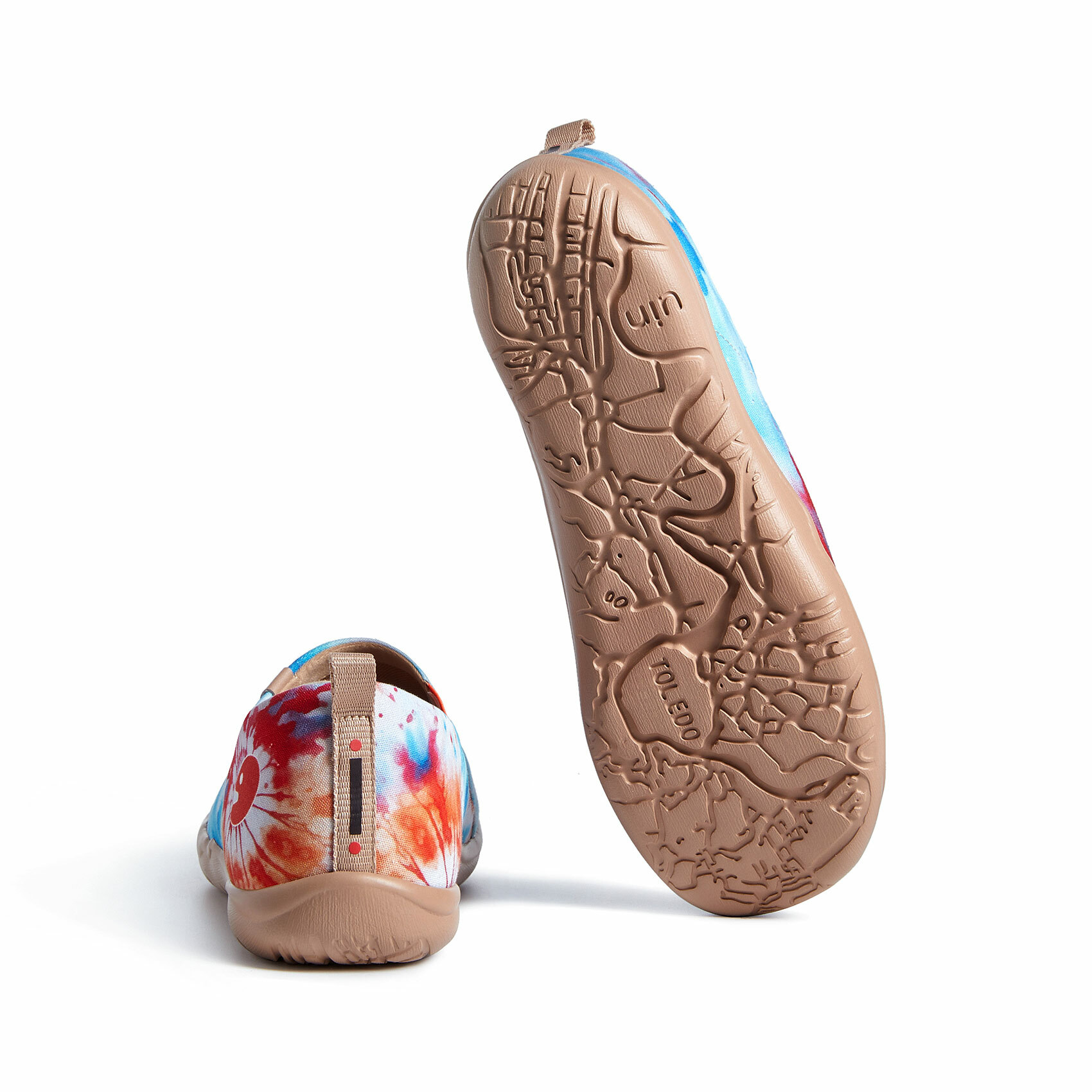 【 Uin 】西班牙原創設計 | 耀斑之光 女鞋 彩繪鞋 休閒鞋 懶人鞋