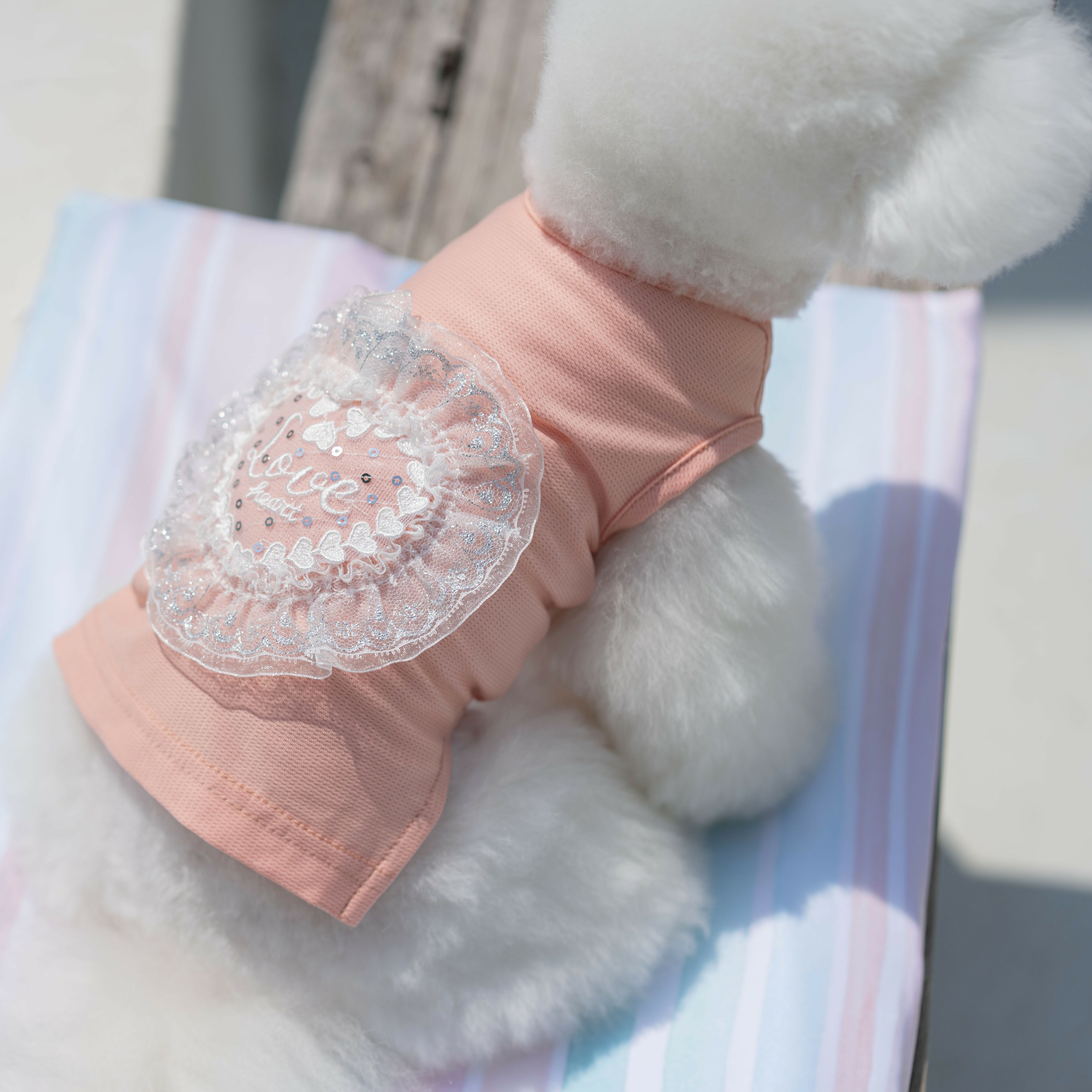 OPAAAP新色涼感蕾絲愛心T-Shirt