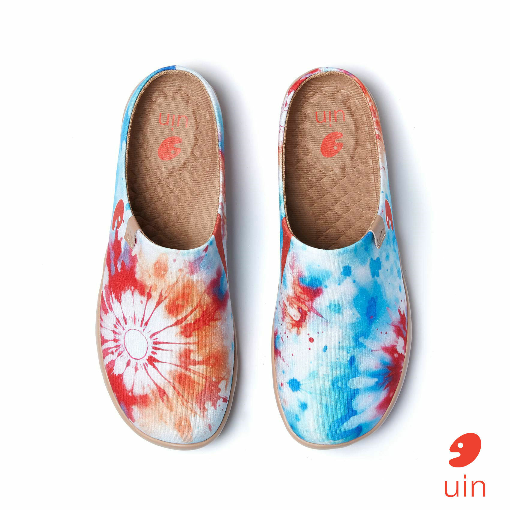 【 Uin 】西班牙原創設計 | 耀斑之光2 半拖 女鞋 彩繪鞋 休閒鞋 懶人鞋