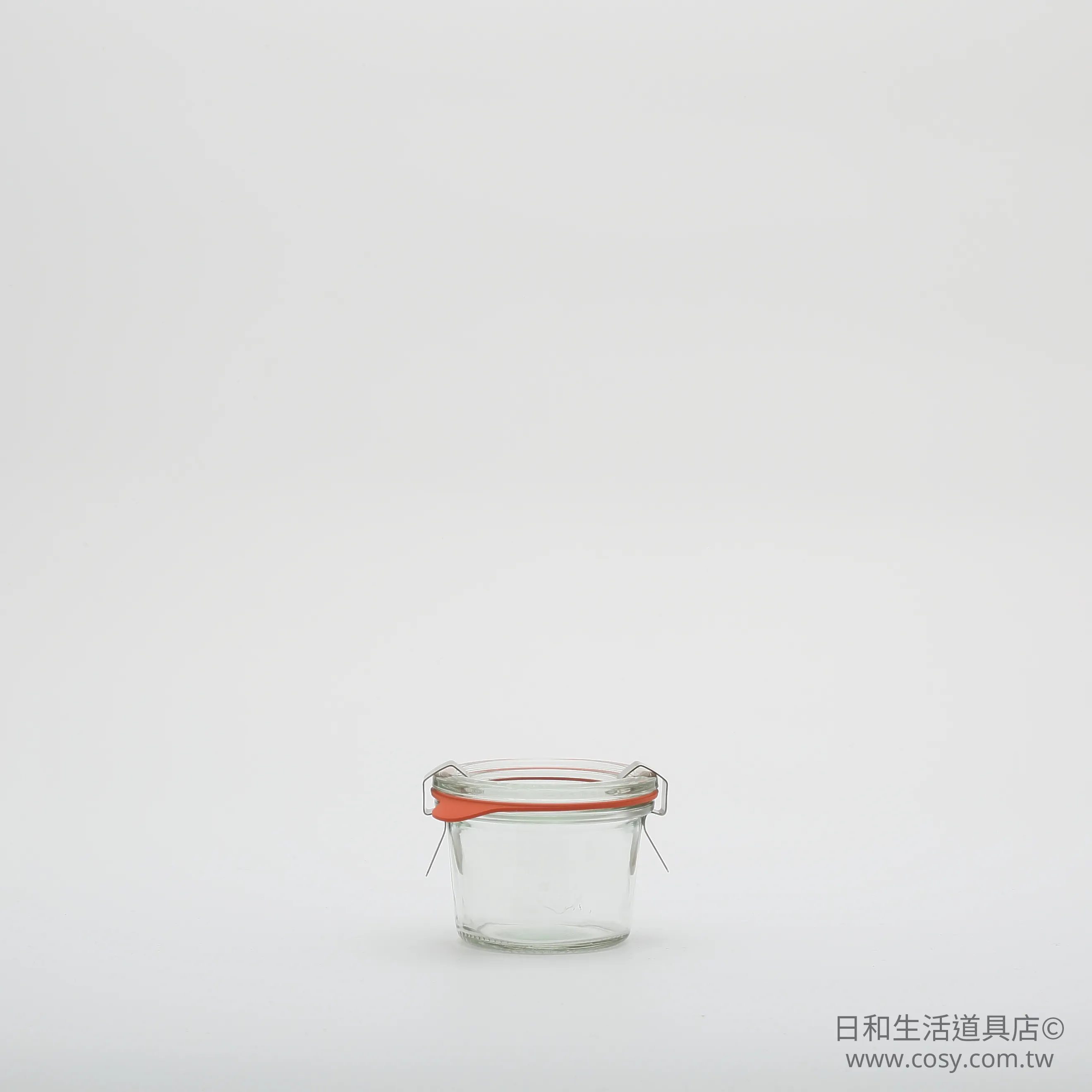 WECK 080 密封罐含密封圈與扣夾 Mold Shape 80ml (S)