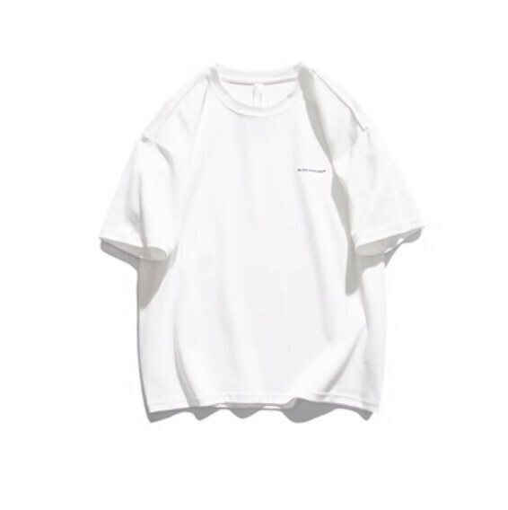 Summer Simple Solid Color Crew Neck Short Sleeve T T (White) [S-3XL Size] [Contact Customer Service to Confirm Shipping Size After Placing an Order]
