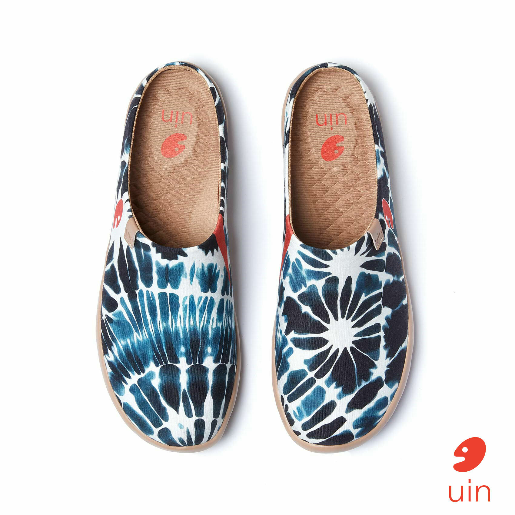 【 Uin 】西班牙原創設計 | 藍色夢境1 半拖  男鞋 彩繪鞋 休閒鞋 懶人鞋