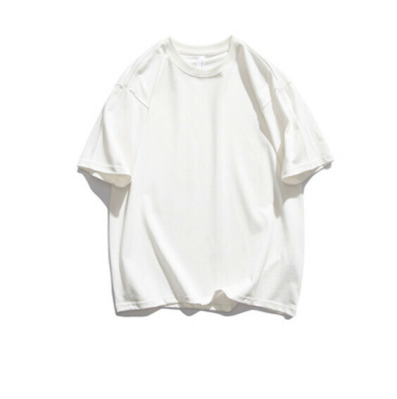 Simple solid color short sleeve T (white) [S-3XL size] [Contact customer service to confirm the shipping size after placing an order]