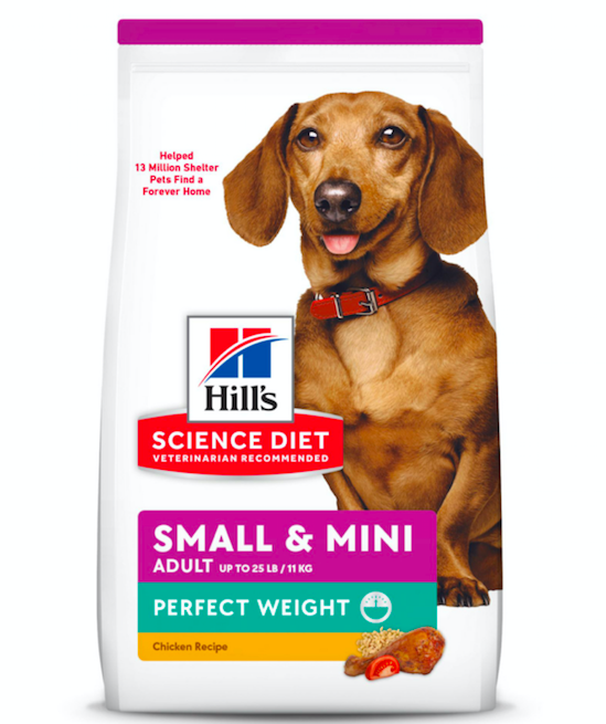 Hill's - 狗乾糧 - 小型成犬完美體態 ( 15磅)