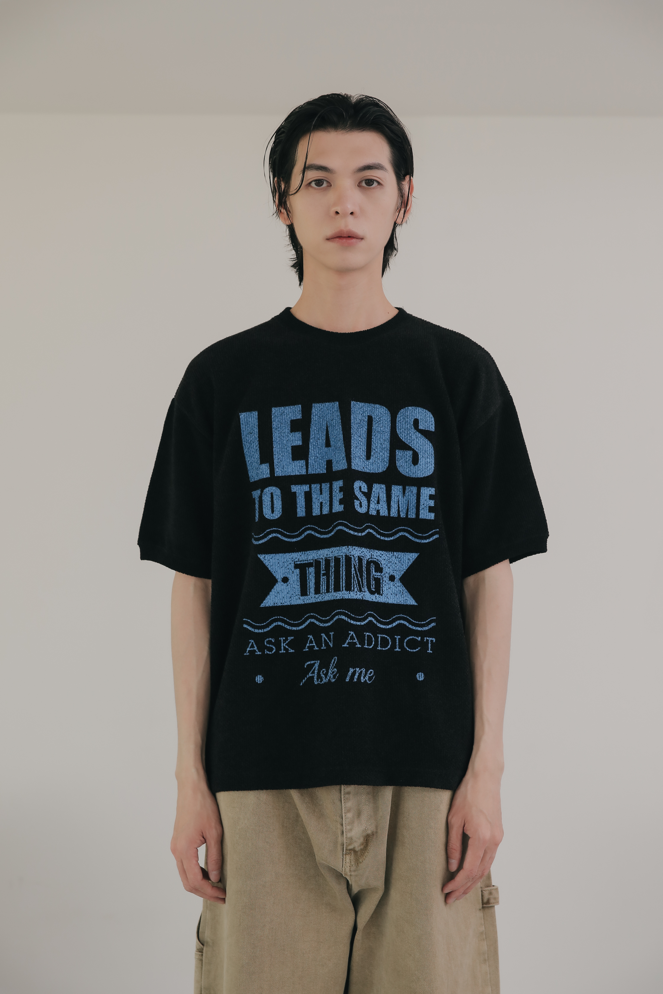 LEADS Short Knit #針織短T