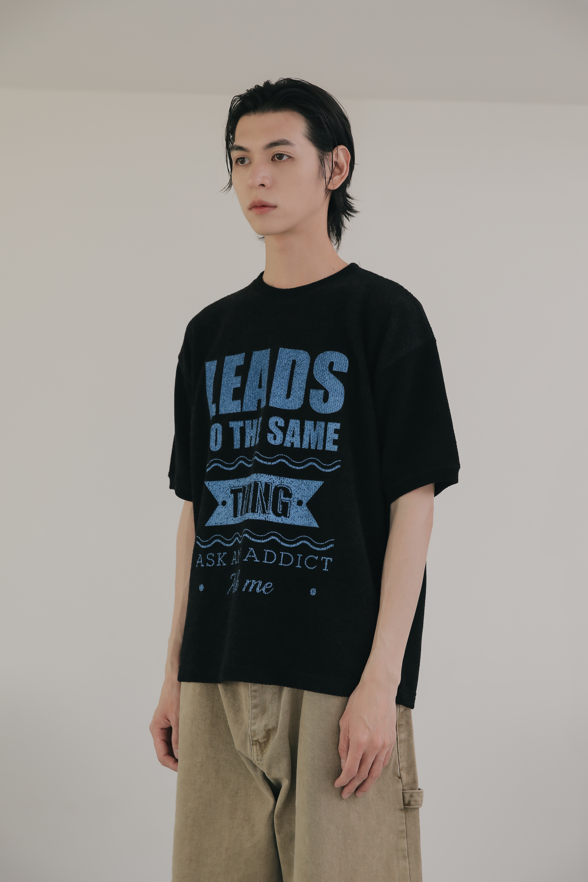 LEADS Short Knit #針織短T
