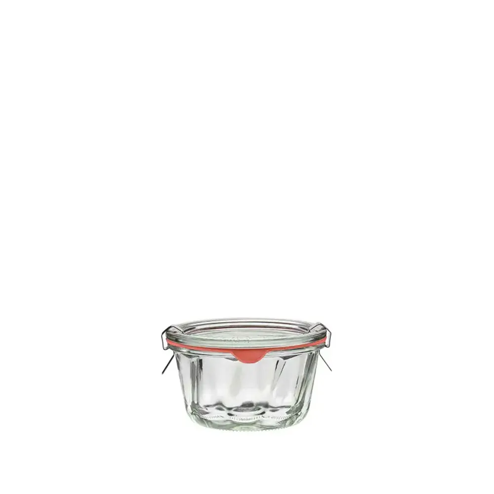 WECK 568 密封罐含密封圈與扣夾 Ring Cake Shape 280ml (L)