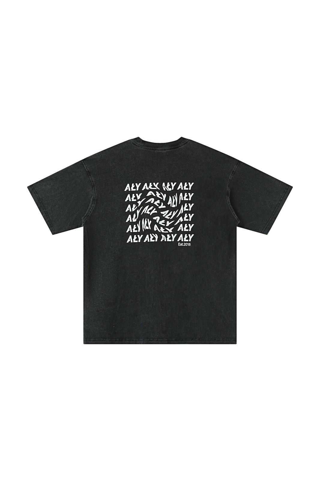 ALY YOU DECIDE YOUR VIBES TEE AL24TE002 WASH BLACK