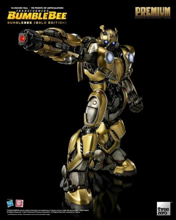 Threezero Transformers: Bumblebee PREMIUM Bumblebee (Gold Edition) 變形金剛 大黃鋒 純金特別版
