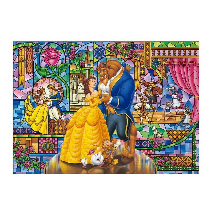 美女與野獸-愛的彩色玻璃