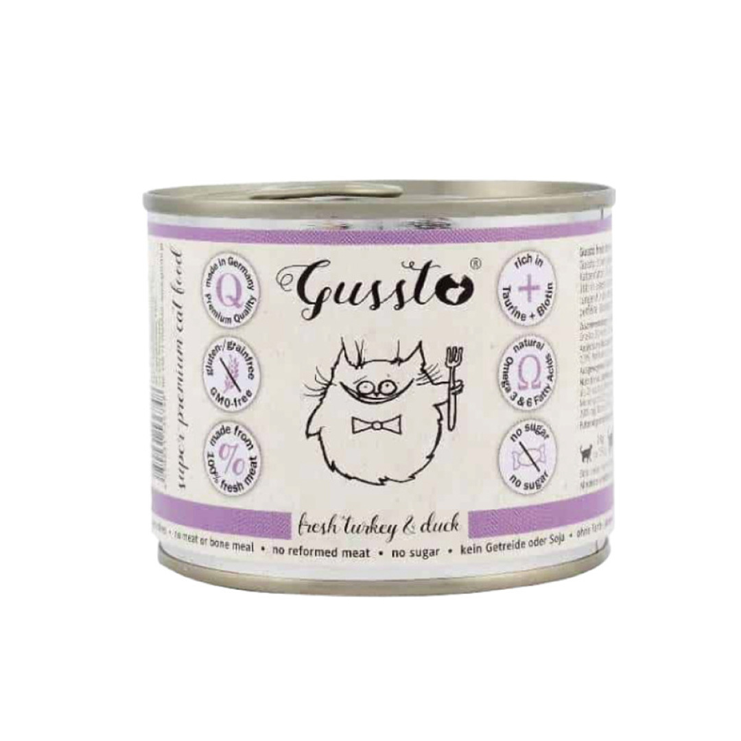 惡魔喵 無榖有機主食罐 美味火雞嫩鴨 200g