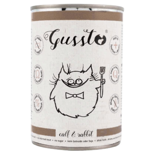 惡魔喵 天然無榖有機主食罐 野味豬肉 400g