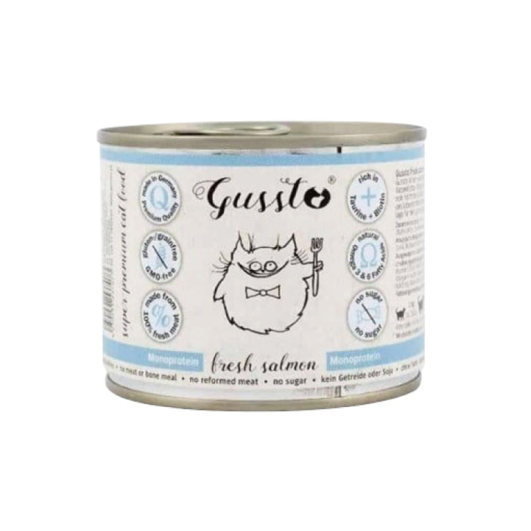 惡魔喵 無榖有機主食罐 野生鮭魚 190g