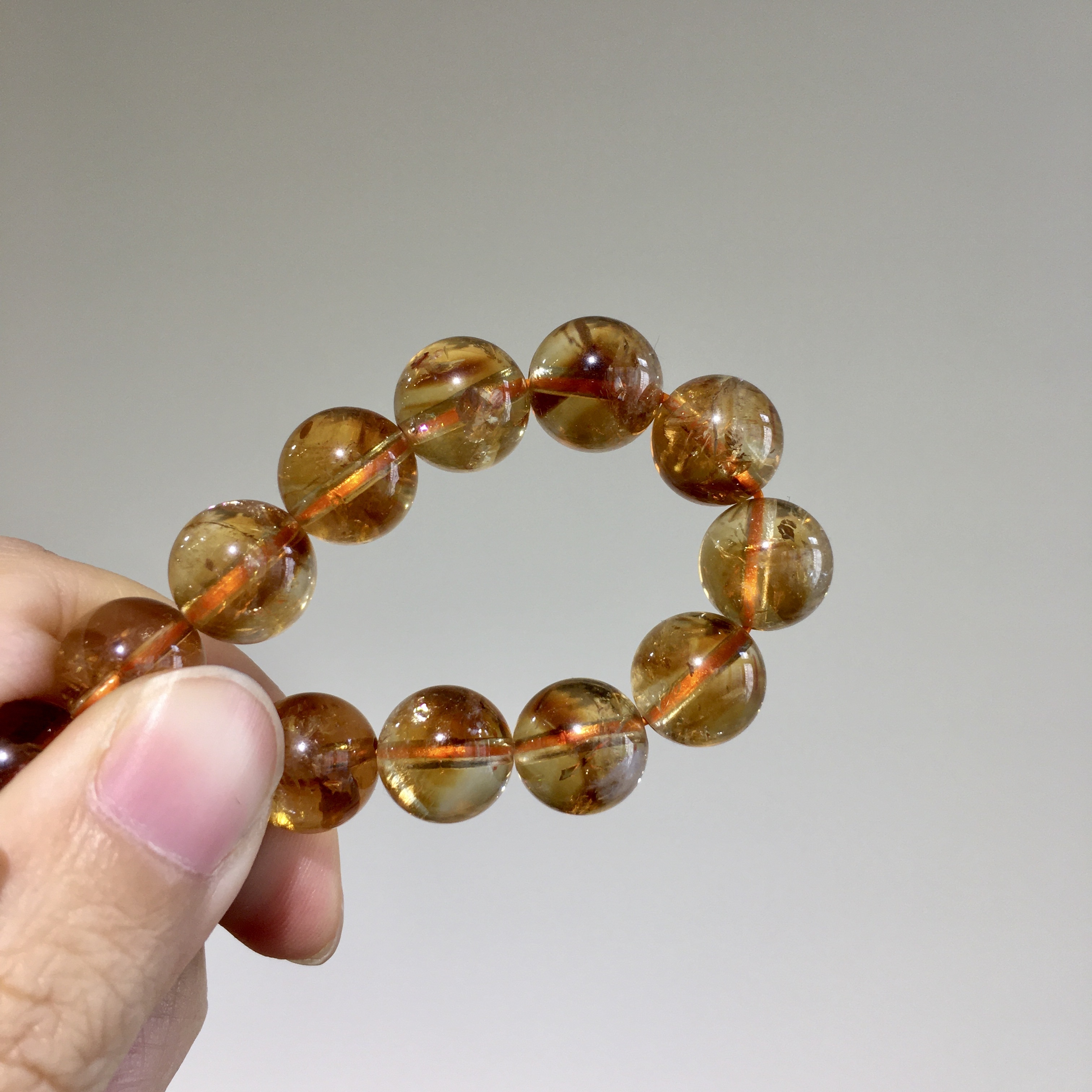 黃水晶手串 10123 11mm