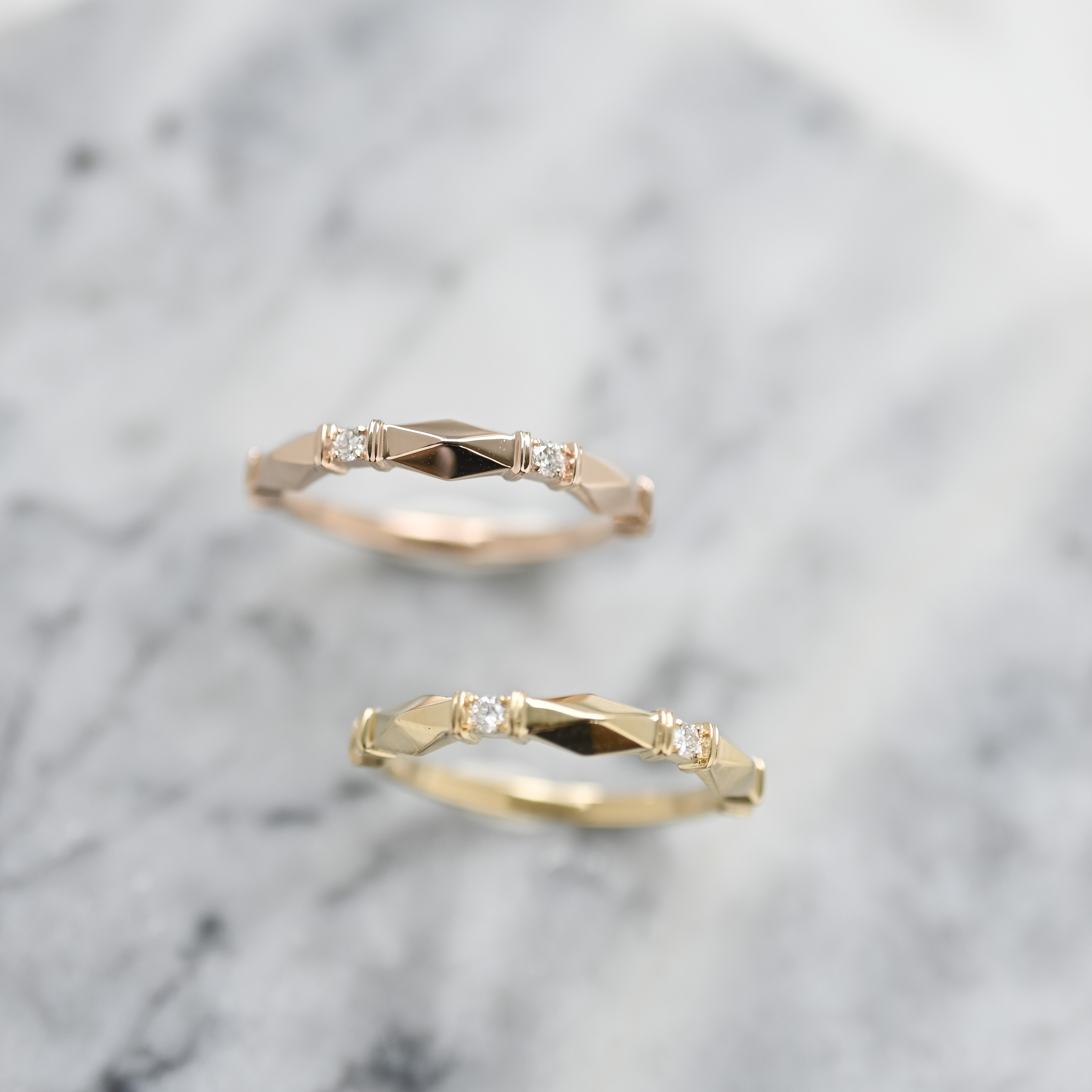 18K Miroir Diamond Ring