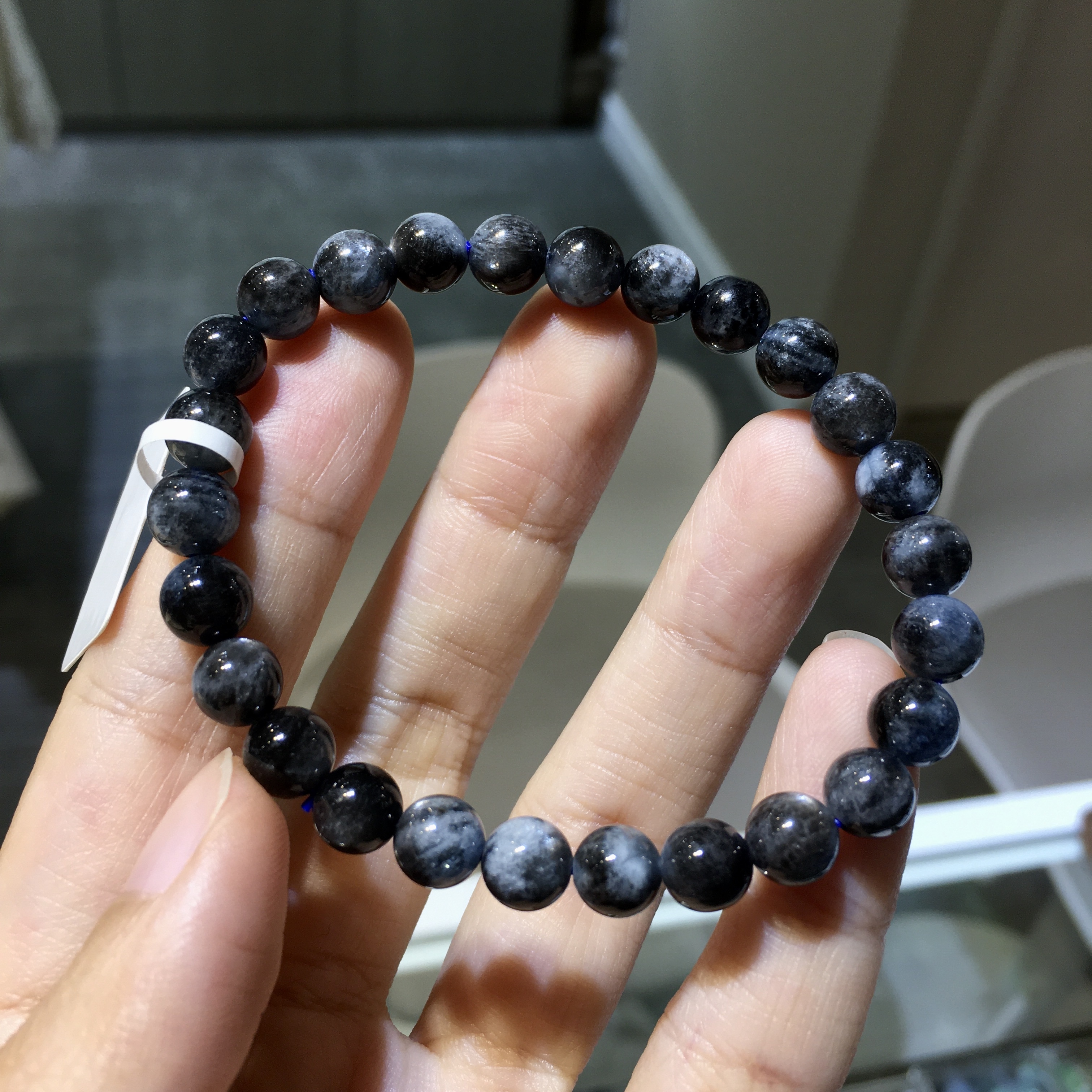 魔鬼海藍寶手串 69438 7mm