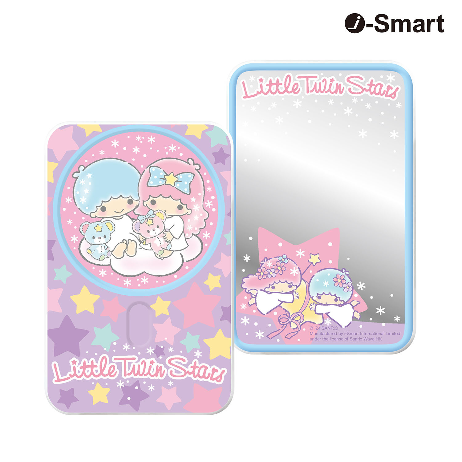 i-Smart 鏡面無線磁吸流動充電器 - Little Twin Stars