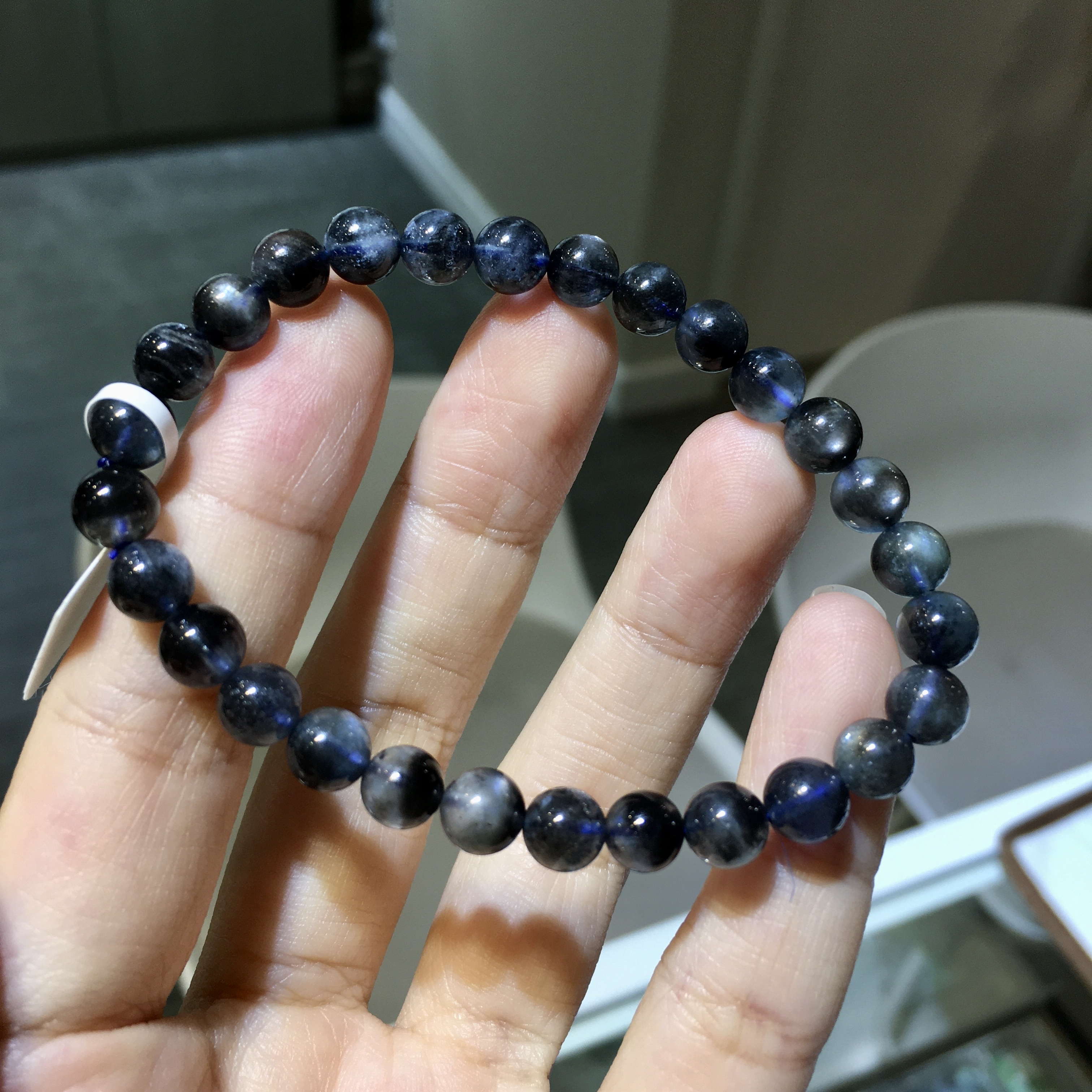 魔鬼海藍寶手串 69511 6.5mm