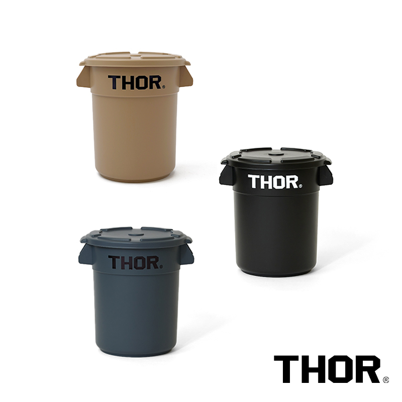 Plastic Container Thor 美國 Thor® Round Container 12L 多功能層疊帶蓋收納桶|AMMO DEPOT. 彈藥庫