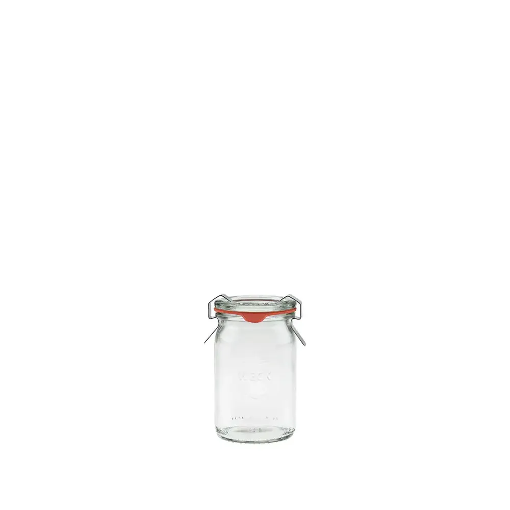 WECK 789 密封罐含密封圈與扣夾 Cylindrical Shape 145ml (XS)