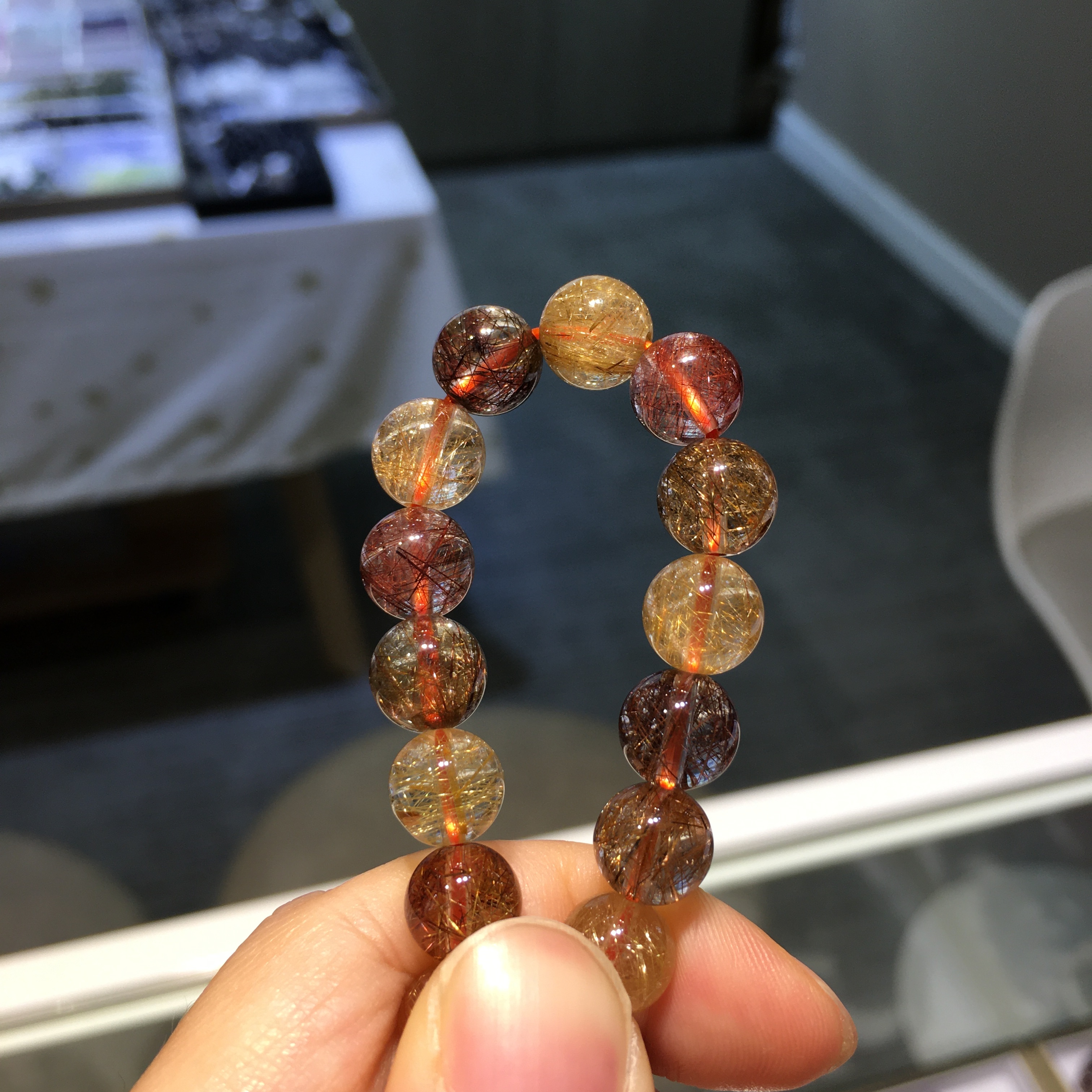 銅髮晶手串 56691 8.5mm