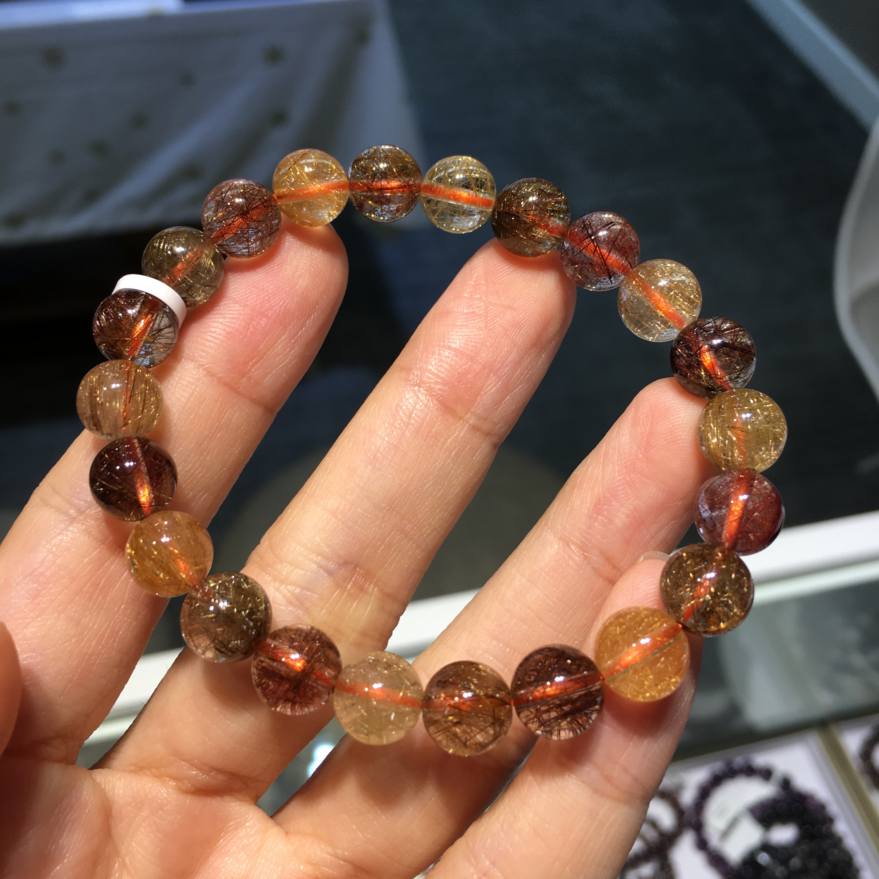 銅髮晶手串 56691 8.5mm