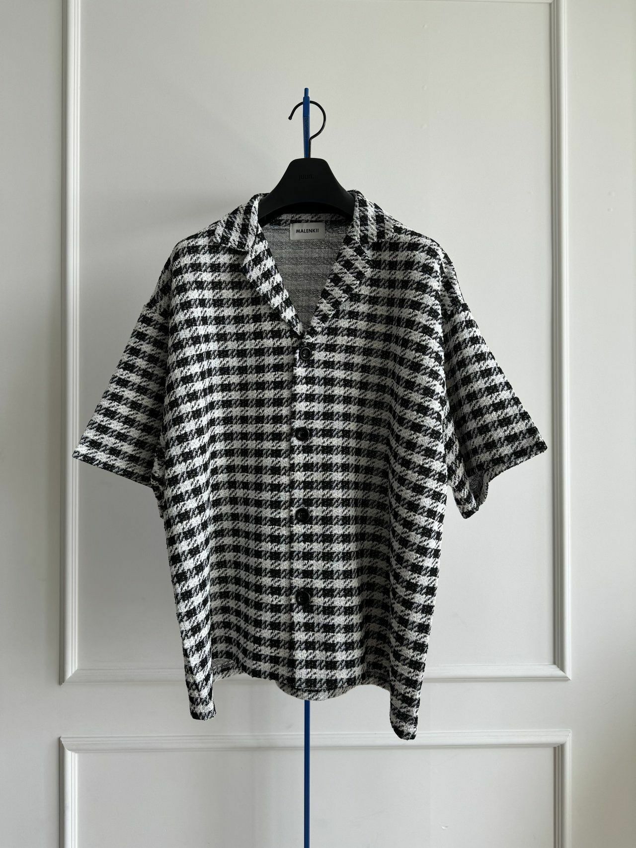 格紋短袖恤衫 MALENKII-062T