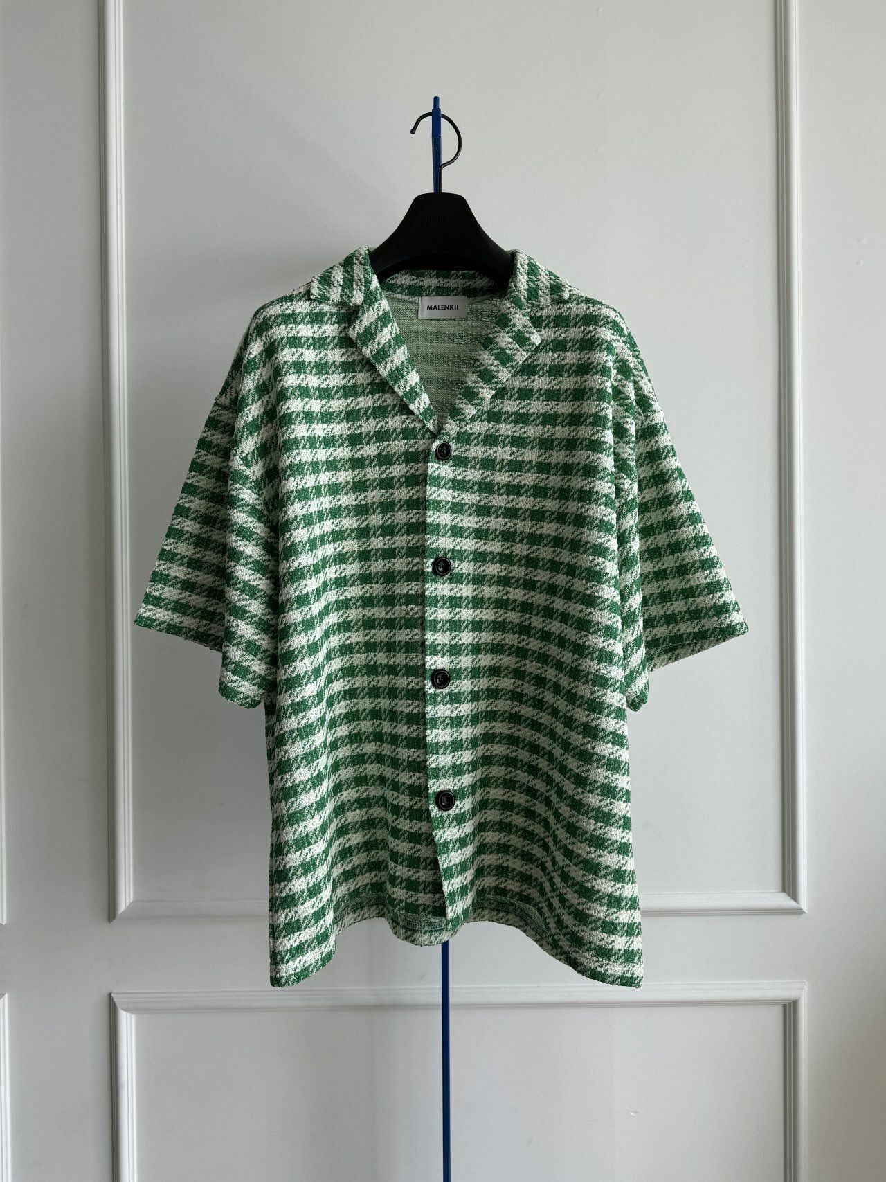 格紋短袖恤衫 MALENKII-062T