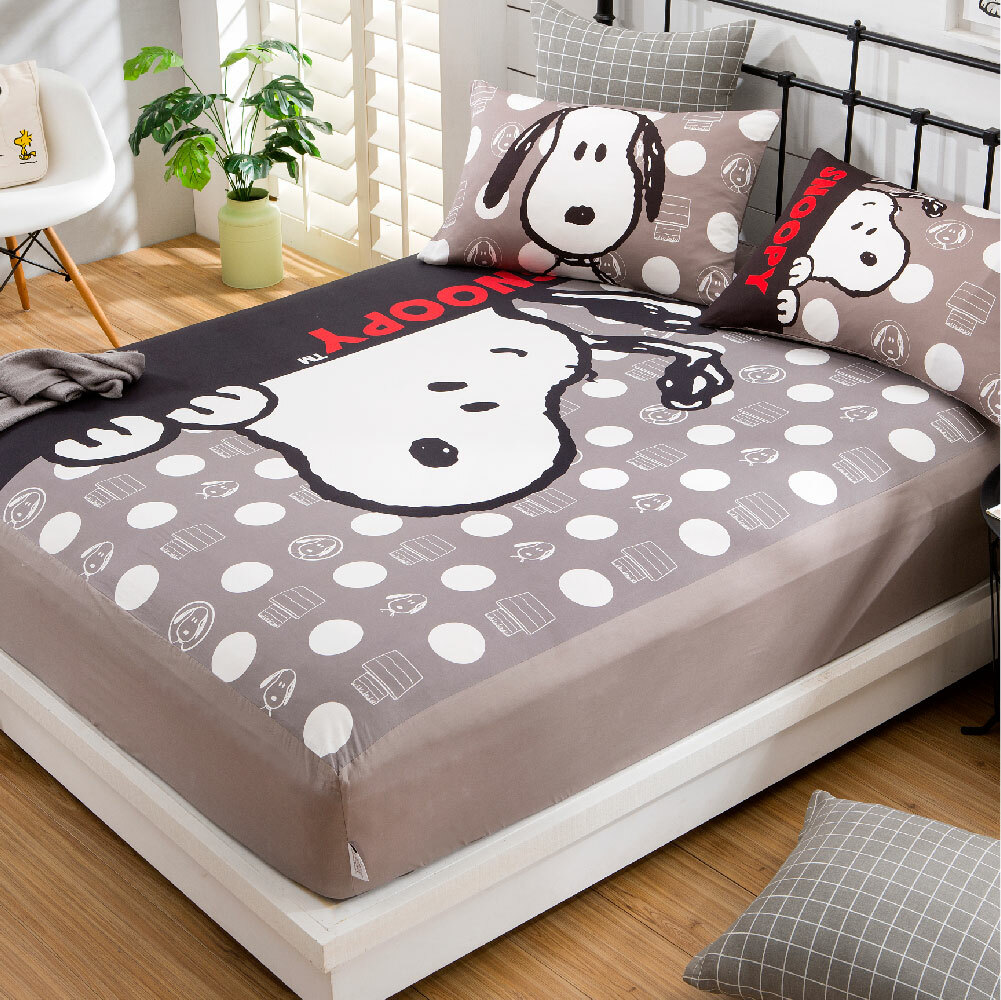 SNOOPY床包組 | 無異纖精梳美國棉 |  SN122哈囉你好嗎