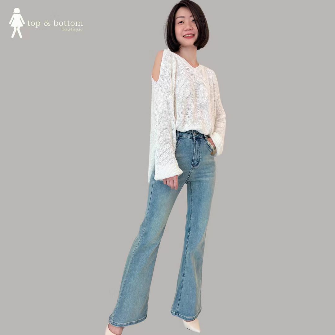 L/SLEEVE OVERSIZE KNIT BLOUSE