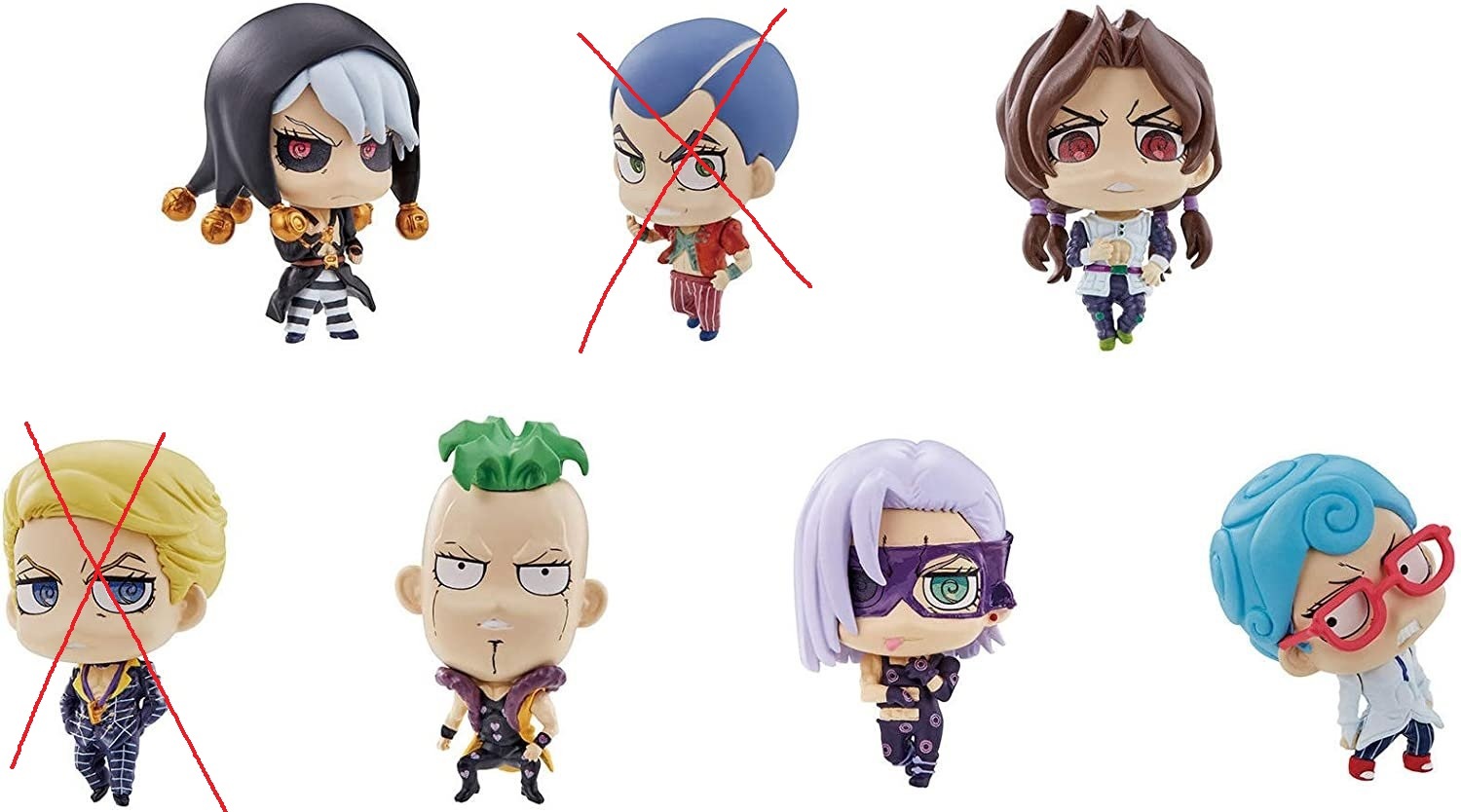 BANDAI 代理版 轉蛋 JOJO的奇幻冒險 人物公仔03(一組5入)