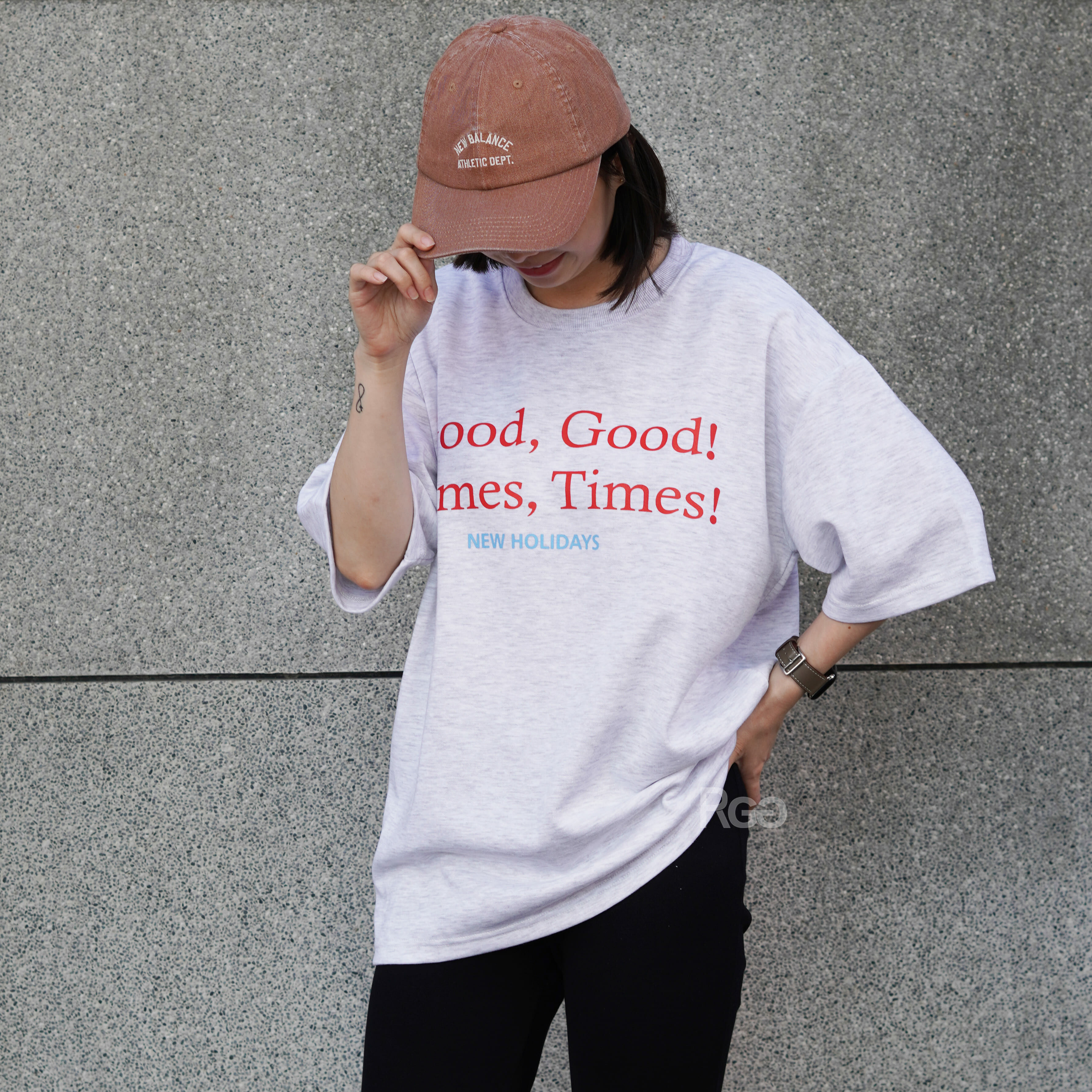 #1802 韓系Good Times 印花短T