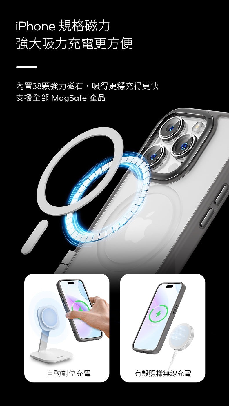 Momax Hybrid Case 保護殼  Ip15 Pro 藍色