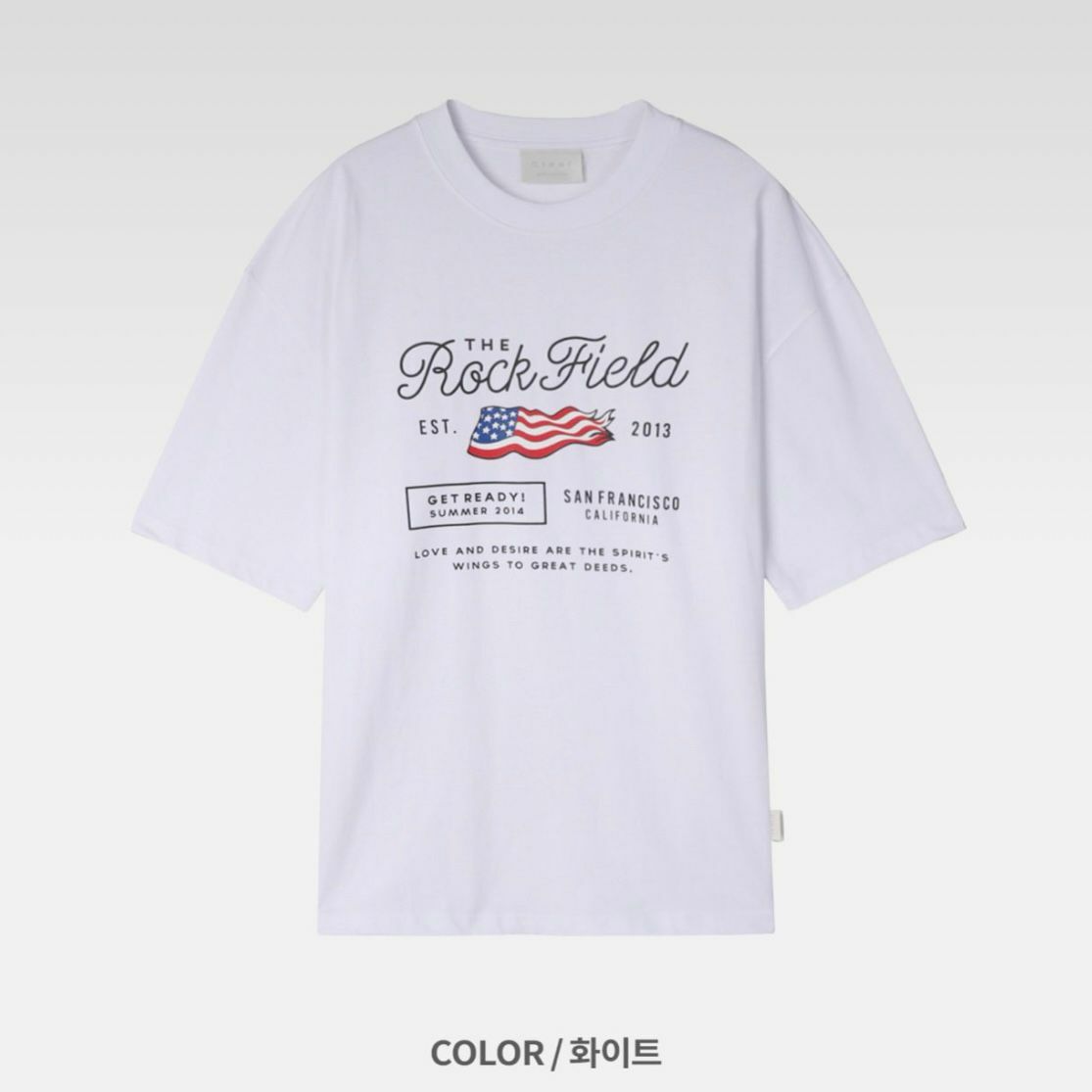 英文字圖案短袖Tee Clear-036T