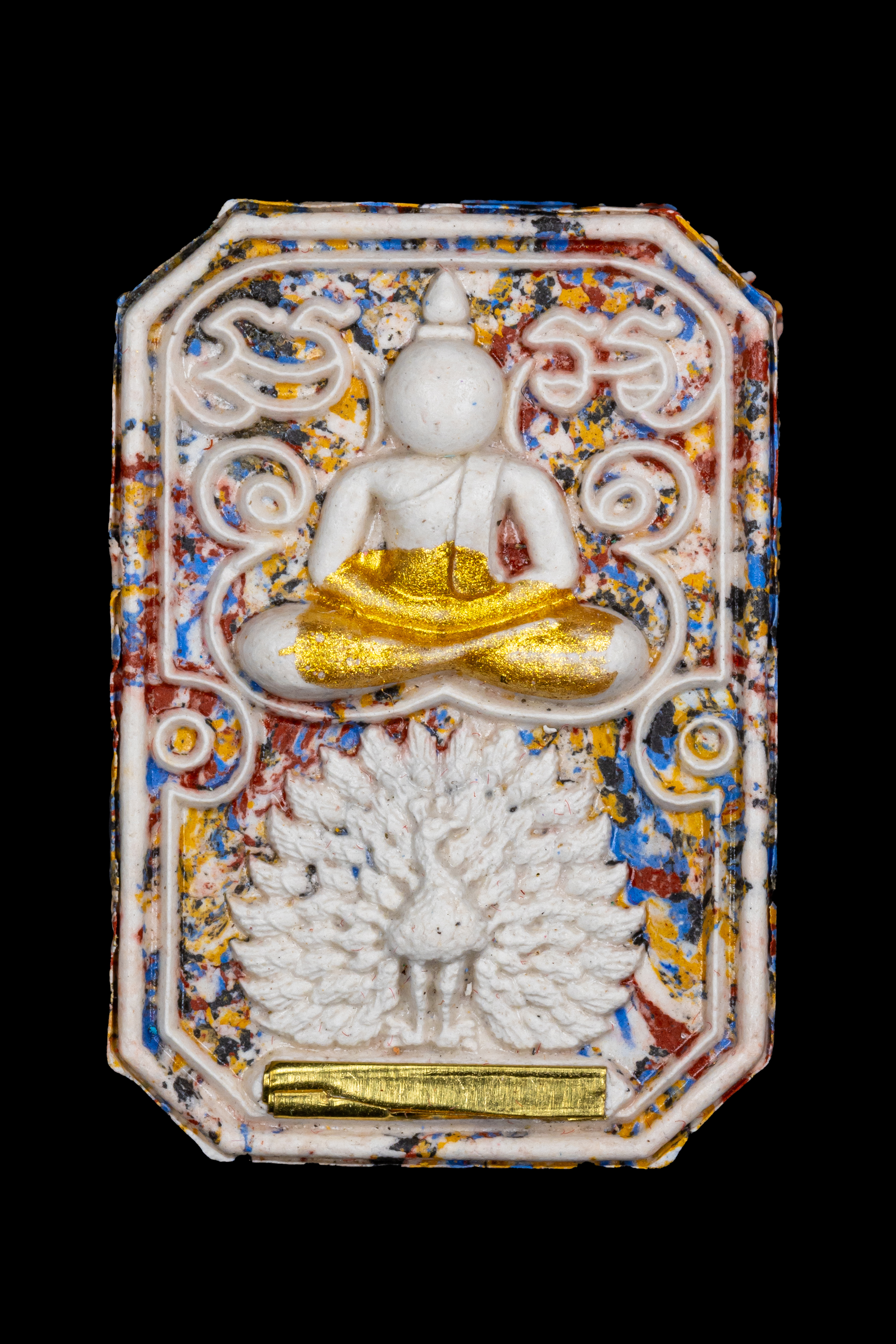 『泰國佛牌』清萊府 孔雀王 神獸崇迪『坐孔雀』帕古巴 阿里雅察 瓦散轎普提 03240509