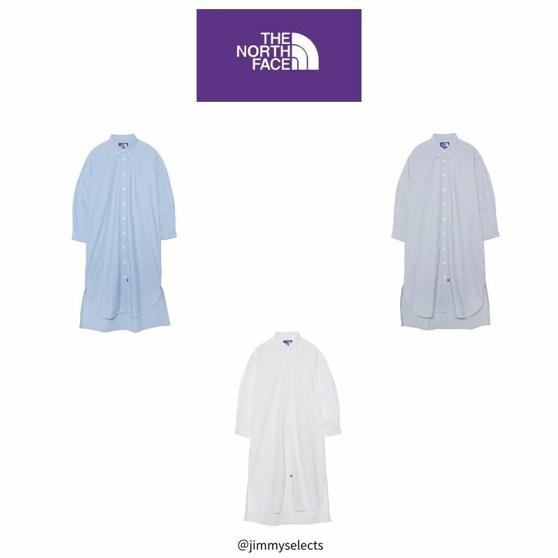 【代購】THE NORTH FACE  北臉紫標 女版 長板襯衫裙  NTW3358N