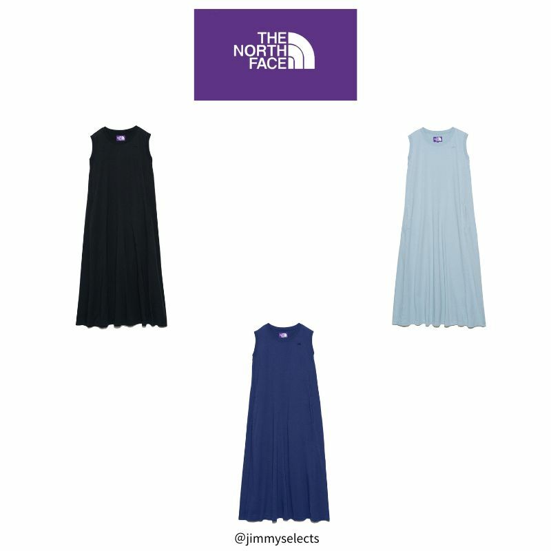 【代購】THE NORTH FACE  北臉紫標 女版長板無袖牛仔長裙 NTW3427N