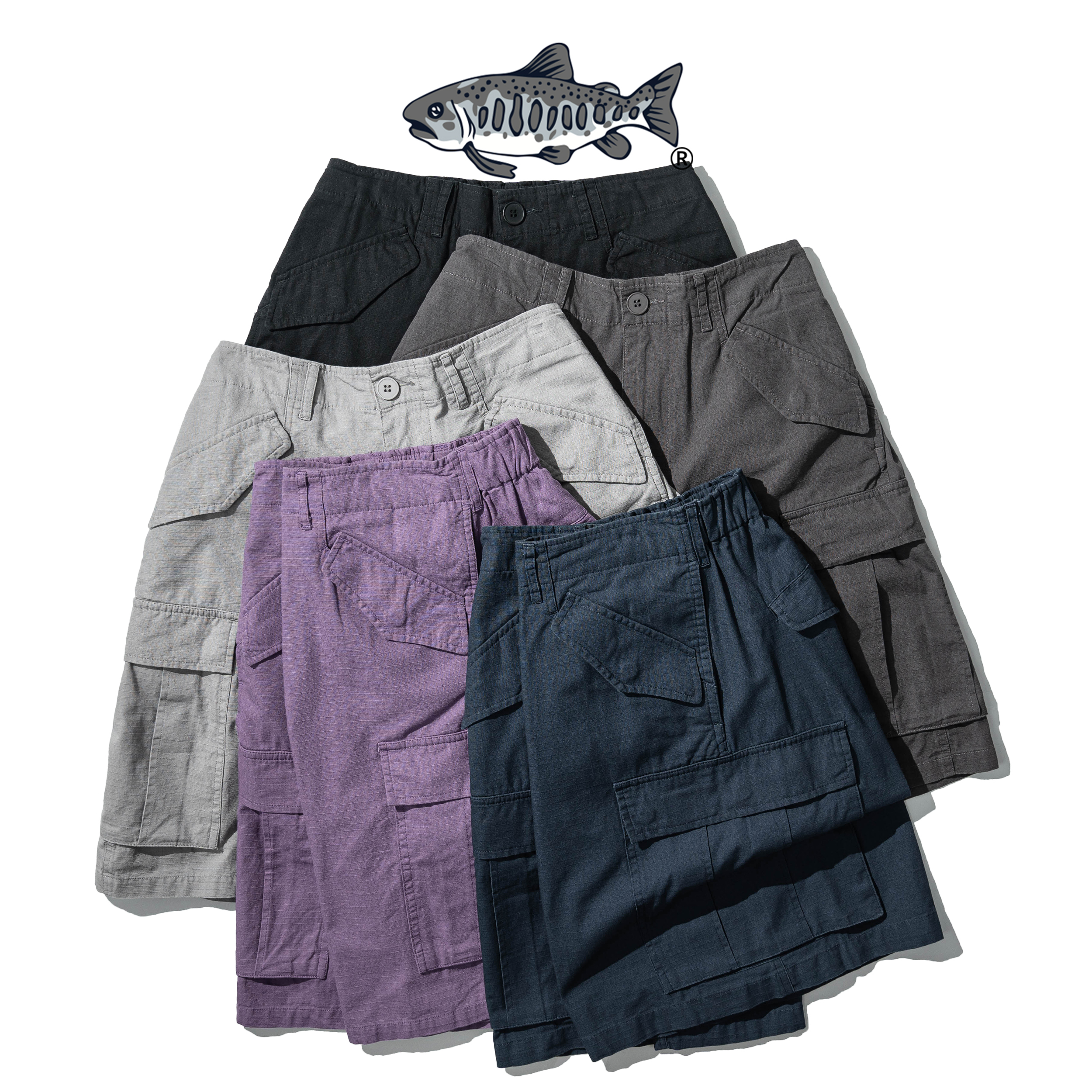 AGILITY Ripstop Cargo Shorts 抗撕裂布料 六口袋軍短褲 [CS4]