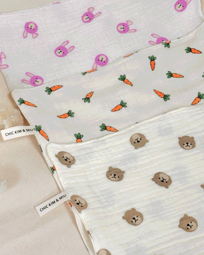 (金老佛爺廚房)寶寶手帕動物園系列 [ 3款 / 小 ]