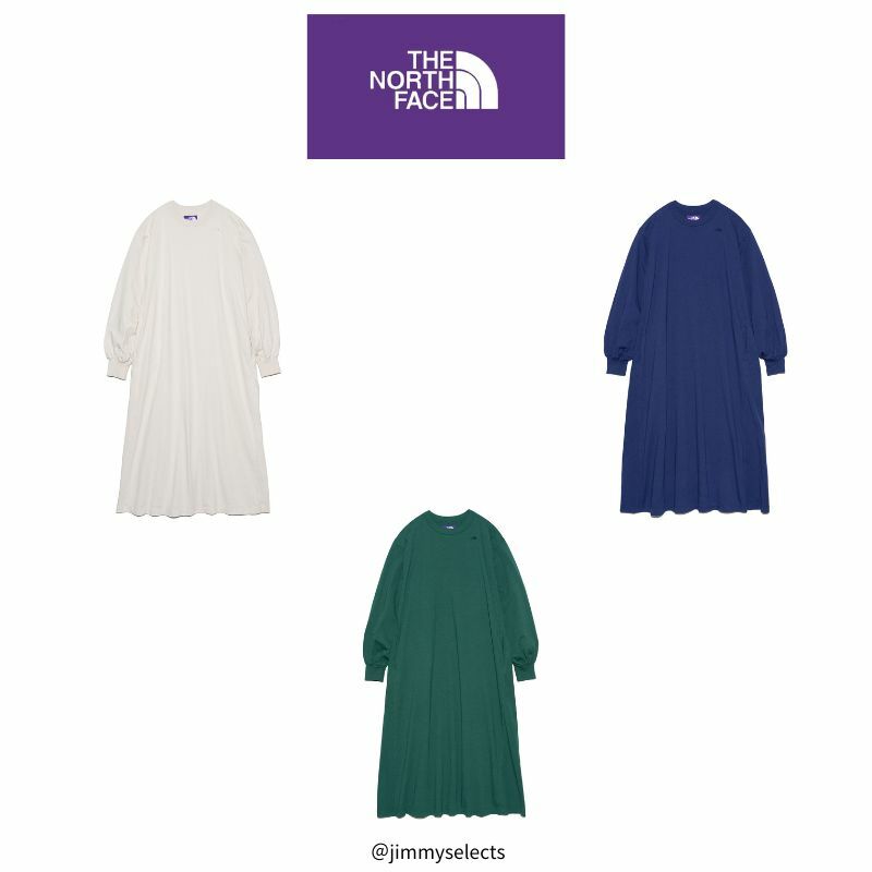 【代購】THE NORTH FACE  北臉紫標 女版長袖公主袖長裙洋裝 NTW3402N