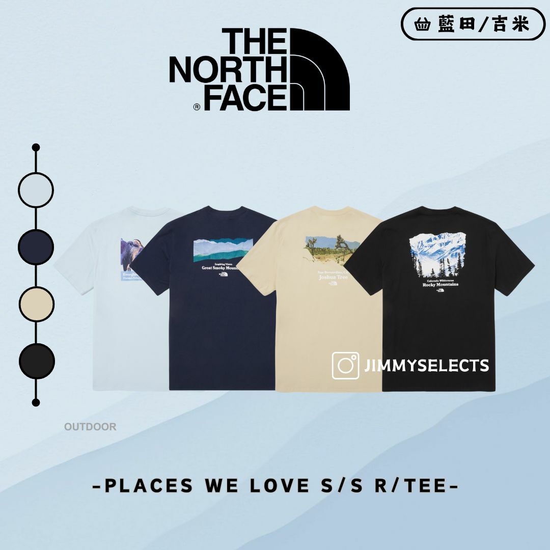 【代購】THE NORTH FACE 北臉 PLACES WE LOVE 短袖 短T NT7UQ05