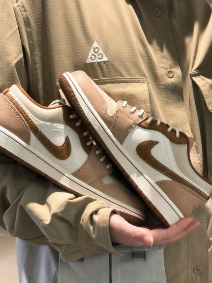 KTQ STORE ‧ Air Jordan 1 Low Premium "Tan/Brown" 奶茶色珍珠奶茶卡其棕 HF5753-221