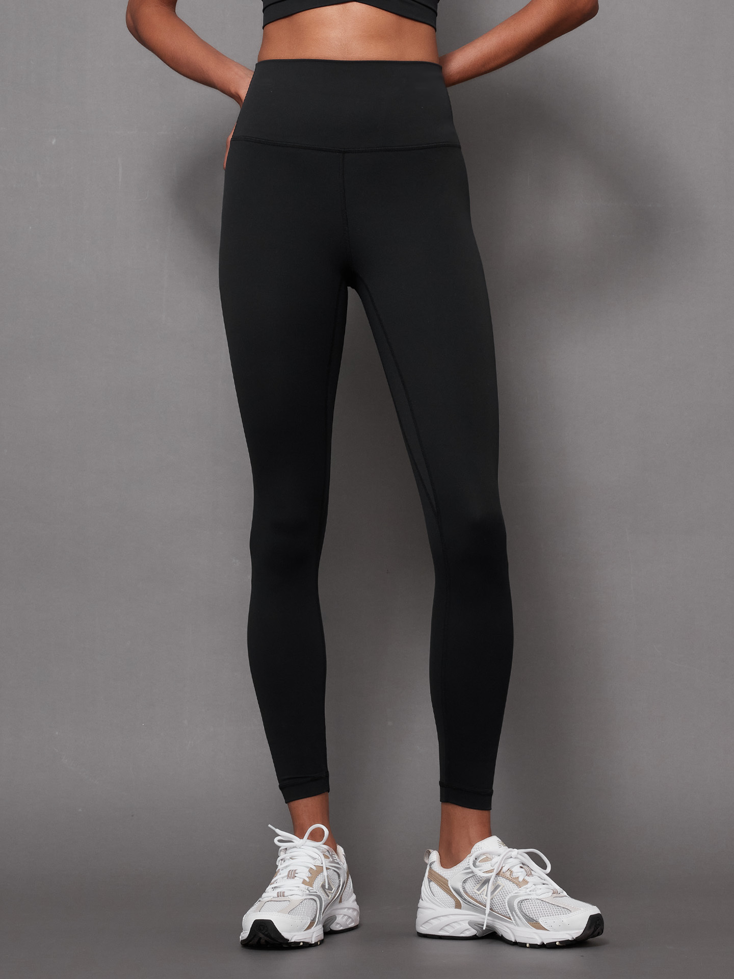 Soft．FEEL NOTHING 經典彈力緊身褲 - 午夜黑