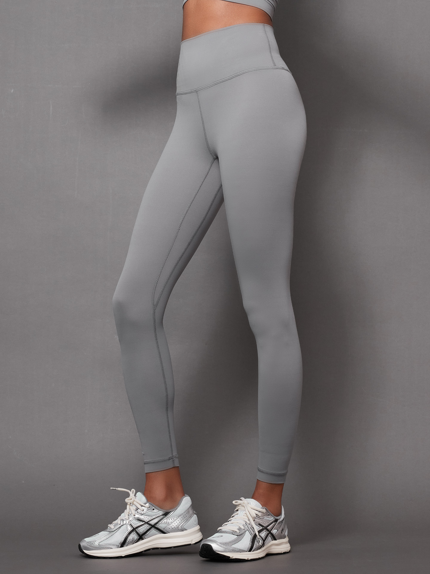 Soft．FEEL NOTHING 經典彈力緊身褲 - 海鷗灰