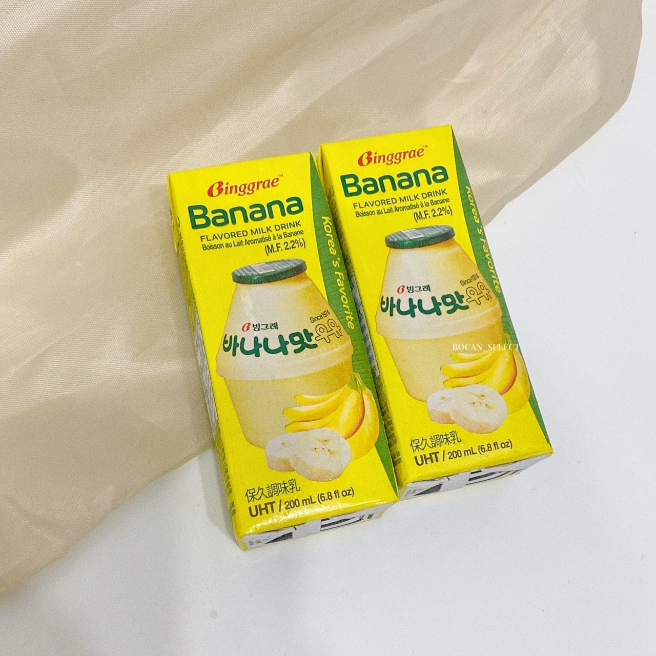 韓國🇰🇷 BINGGRAE 香蕉牛奶 六罐