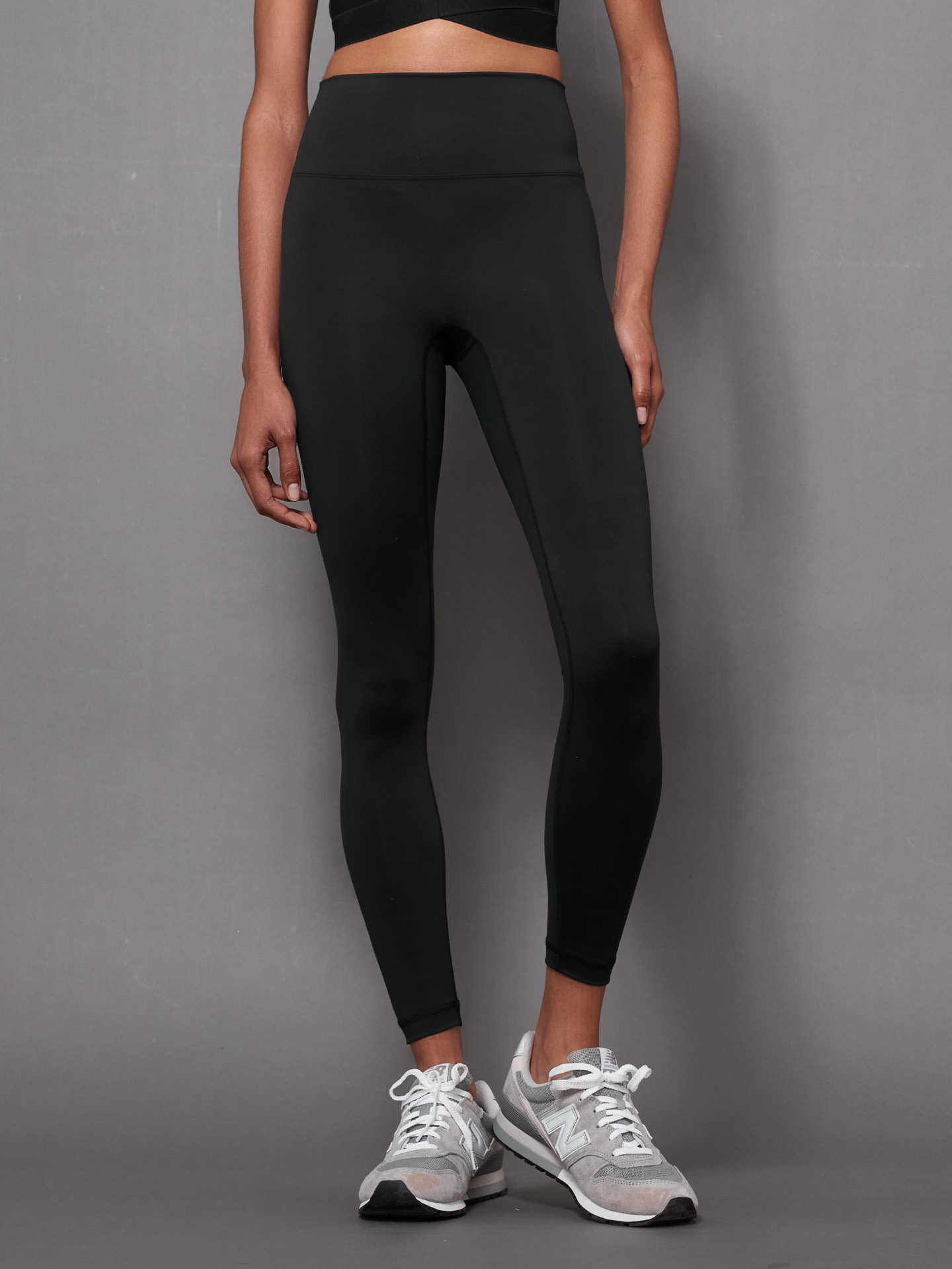 Hugged．No bone to pick 無前檔彈力緊身褲 - 午夜黑