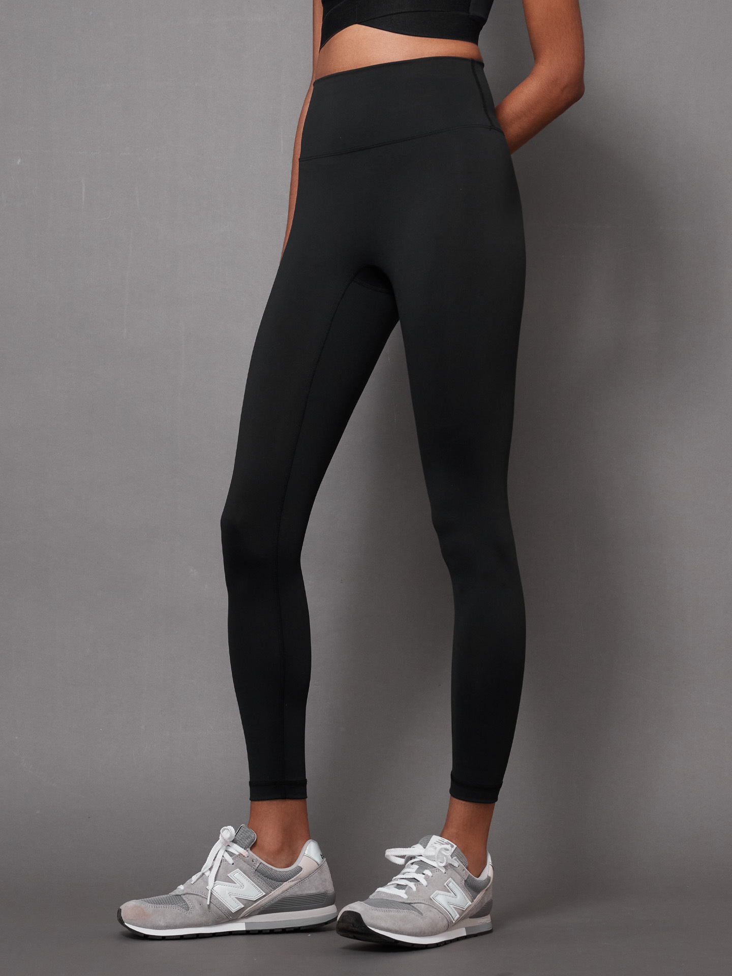 Hugged．No bone to pick 無前檔彈力緊身褲 - 午夜黑