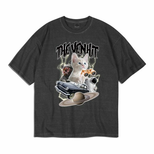 預訂｜VENHIT Space Cat Pigment T-Shirt (2 COLOR)
