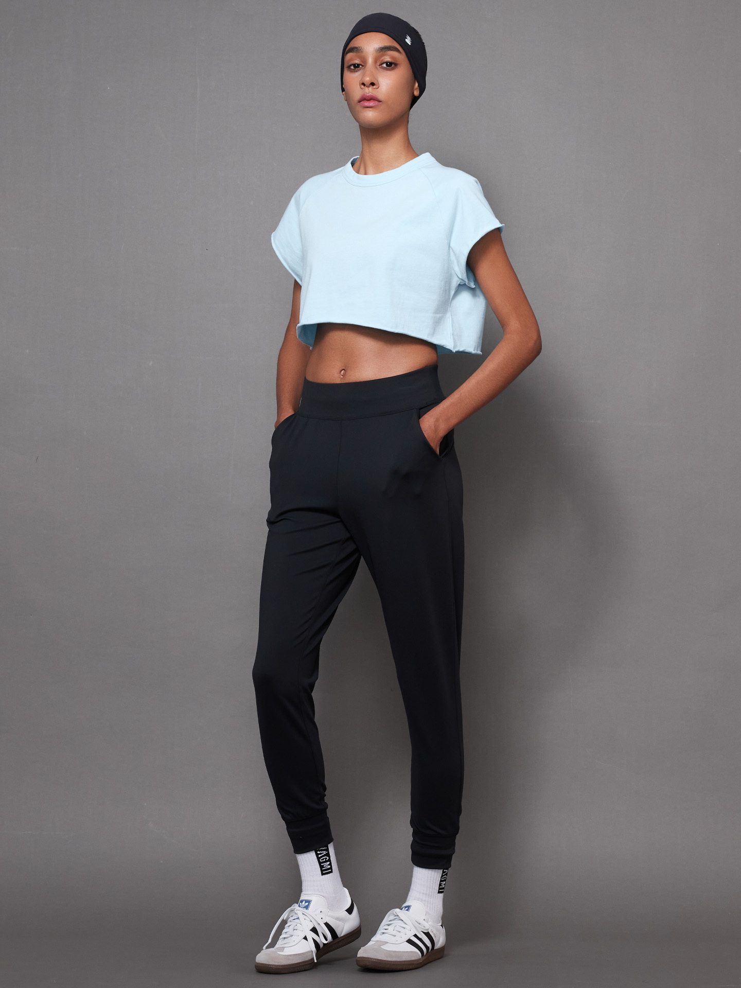 Need You Now 短版拉格蘭袖T - 海島藍